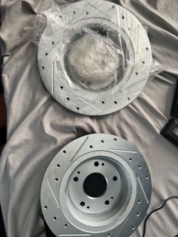 Drilled slotted rotors