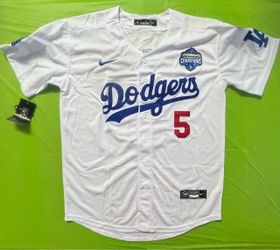 LA Dodgers FREEMAN #5 WHITE World Champions Jersey