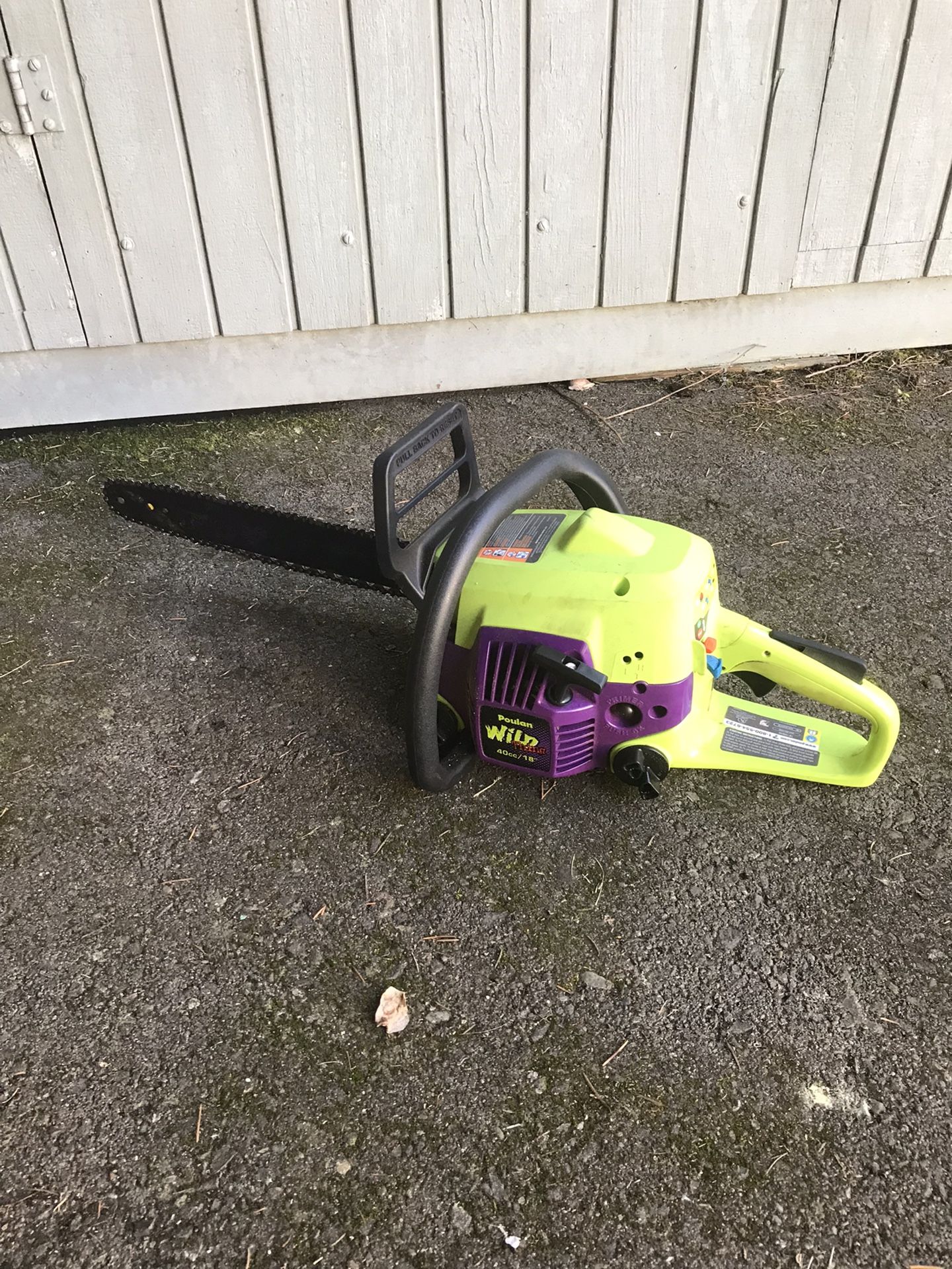 Poulan Wild Thing 40cc Chainsaw for Sale in Renton, WA OfferUp