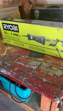 Ryobi 12amp corded reciprocating saw NEW
