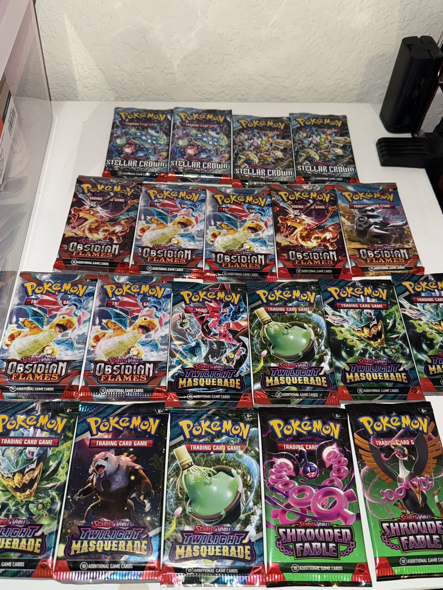 Sealed Pokemon Booster packs