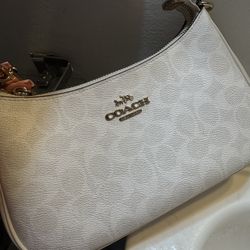 Coach Teri Shoulder Bag in Signature Canvas