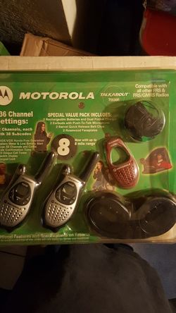 Motorola 8 Miles GMRS / FRS Talkabout