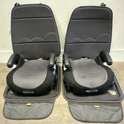 Graco Car Booster seat and Brica car seat covers