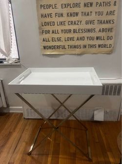 West Elm tray table & stand