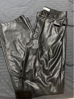 Abercrombie faux leather pants