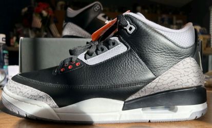 AirJordan3 Retro BlackCement Sz11.5 New