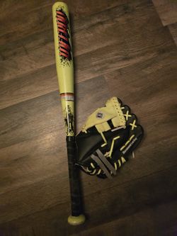 Base Ball Bat And Glove