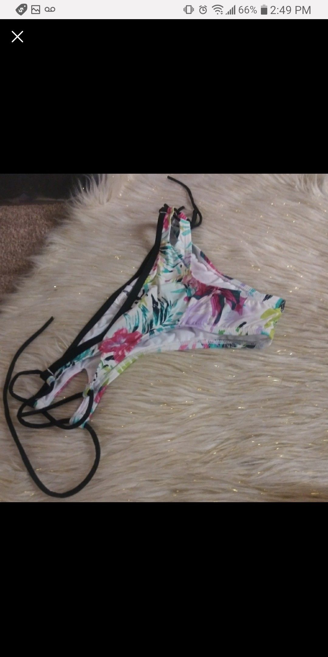 bar \\\ Flower Bikini Bottom