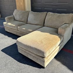 Tan Sectional Couch 