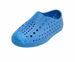 Native Kids Jefferson RESTING BLUE/ BRILLIANT BLUE/ SHELL SPECKLES size 9