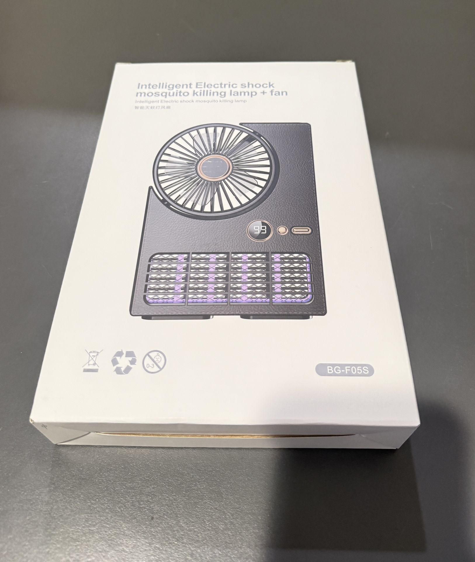 Brand new Intelligent Electric Mosquito Killer Lamp & Fan (2-in-1) • Combines a mosquito-killing lamp and cooling fan in one device • Rechargeable a