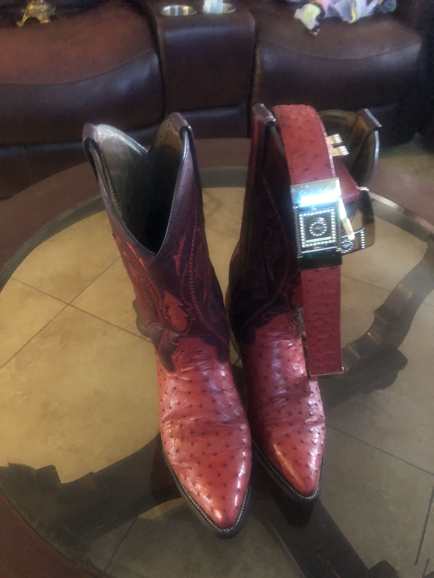 Botas De Hombre Con Cinto