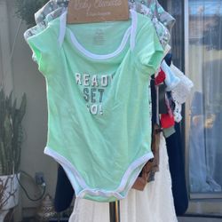 New Baby Boy 3 Pack Bodysuits 3-6 Months 