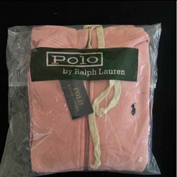 PINK POLO HOODIE