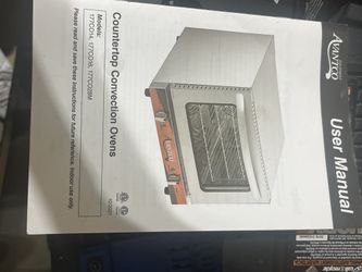advanco countertop convection oven
