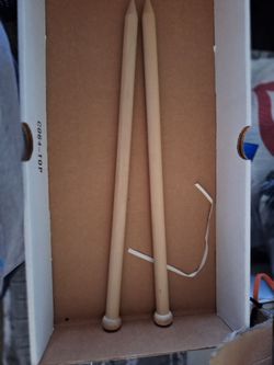 Jumbo knitting needles 20"