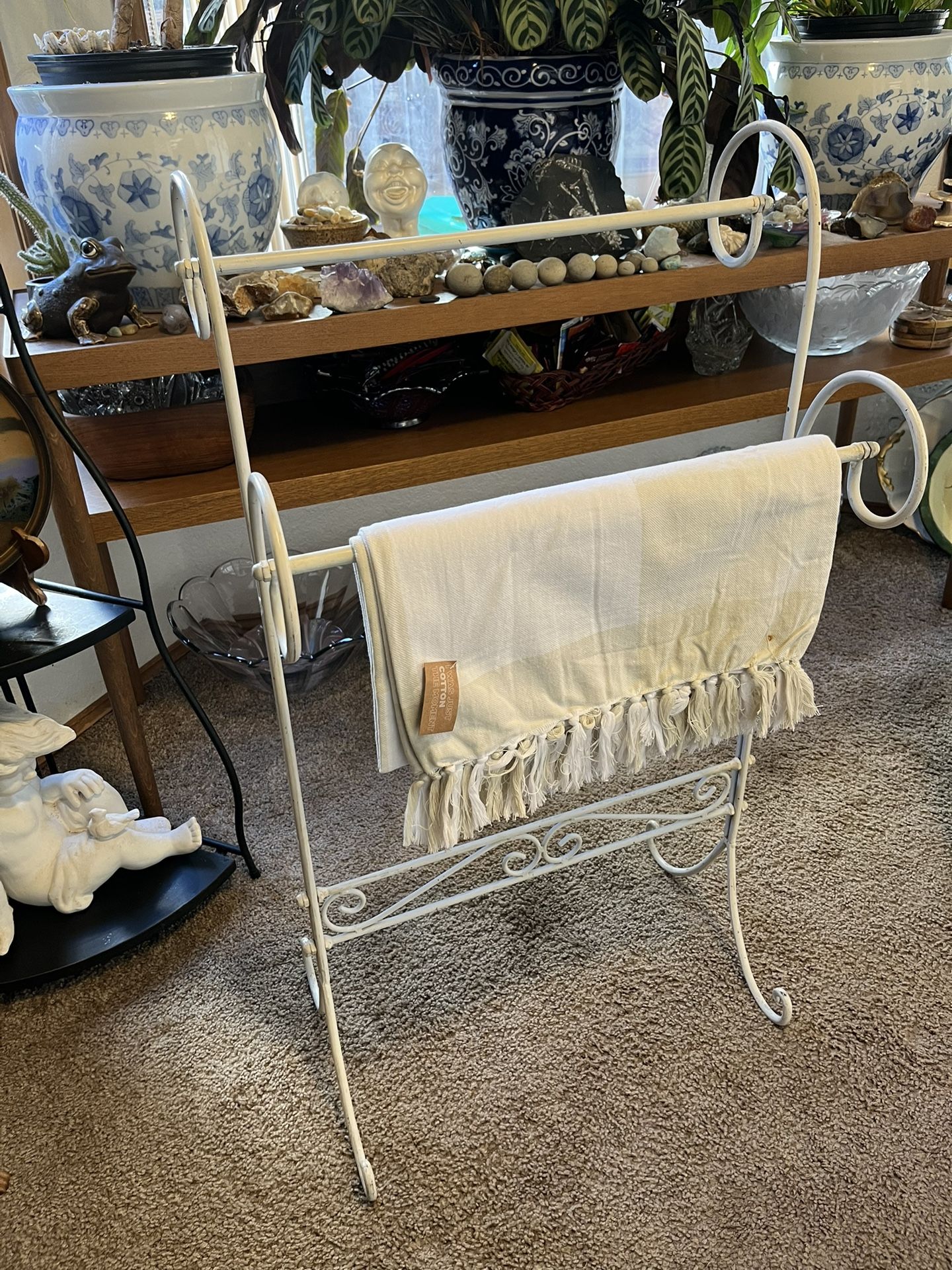 Vintage Wrought Iron Quilt/Display Stand