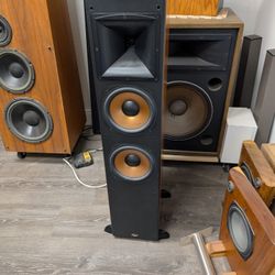 Klipsch RF-5 Reference Floorstanding Stereo Audiophile Speakers Cherry Nice work