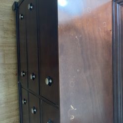 Jordan Furniture,brown Wood,large Mirror 