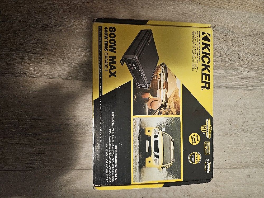 kicker 800 watt amp cxa400.1