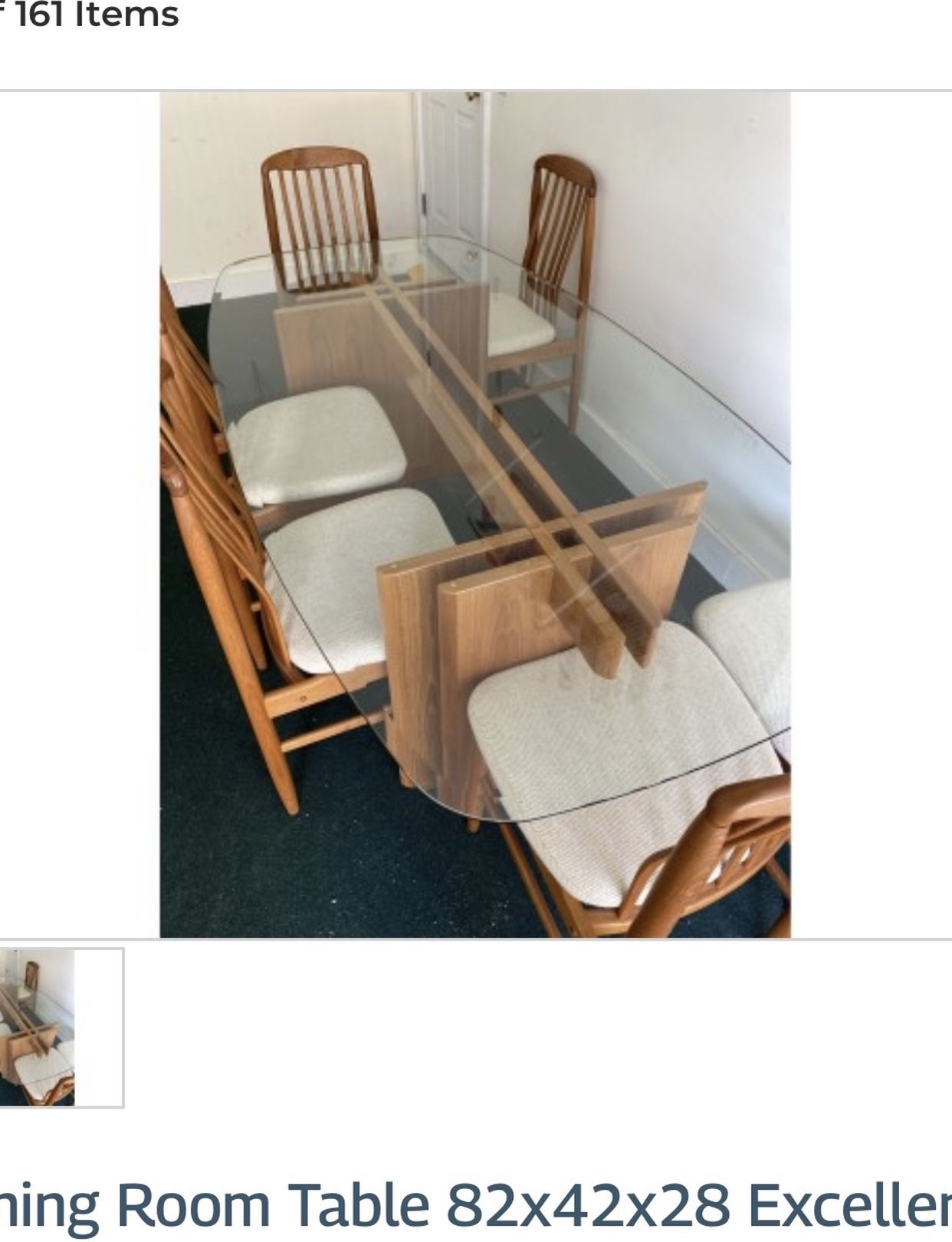 Auction Today Teak Dinning Room Set, Art And Collectibles
