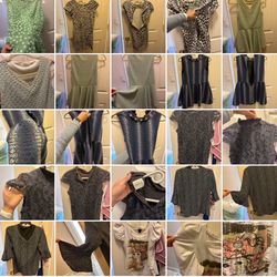Lady Tops Sweater Blazers Jacket Dresses And More Size S/M