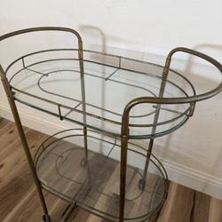 Antique Very Rare Bar Cart! 