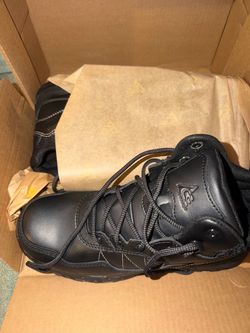 ACE Work Boots Piston Mid Black EH Safety Boots Men's 10 Wide
