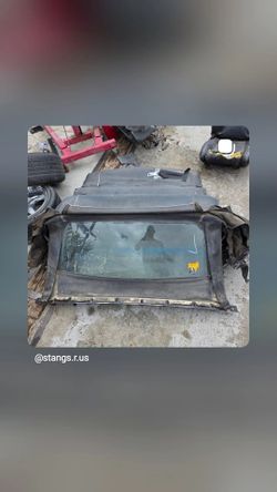 Mustang foxbody convertible frame  super straight