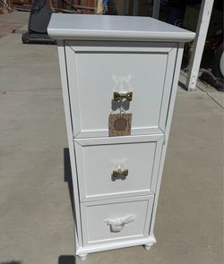 White drawer new