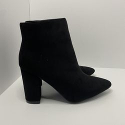 Black Booties With Heel