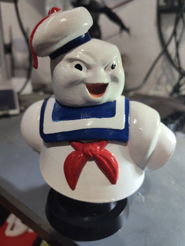 Bust Statue Of Marshmallow Man Ghostbusters