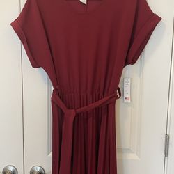 Brand New Dark Red / Cherry Color Dress