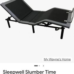 Electrical adustable bed frame full size by sleepwell
