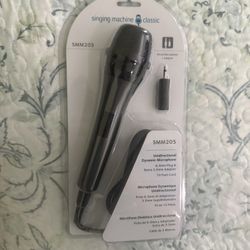 Singing Machine SMM205 Wired Karaoke Microphone (New, Sealed)