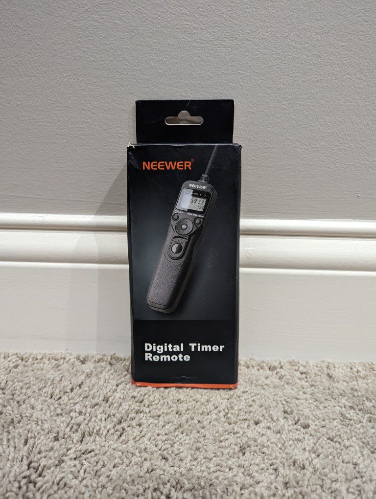 Neewer LCD Timer Shutter Release Remote Control for Canon