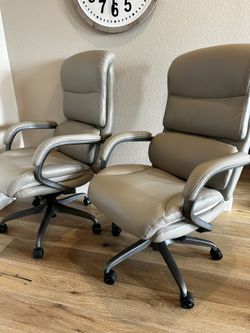 Bonded Leather Executive Office Chairs, LA-Z-BOY Aberdeen 