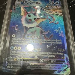 Vaporeon Jumbo Slab PSA 7