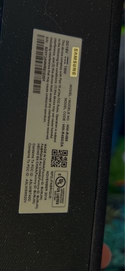 Samsung sound bar