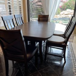 Solid Wood Expandable Kitchen Table