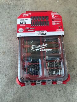 Milwaukee Shockwave 1/2" Drive Impact Socket Set