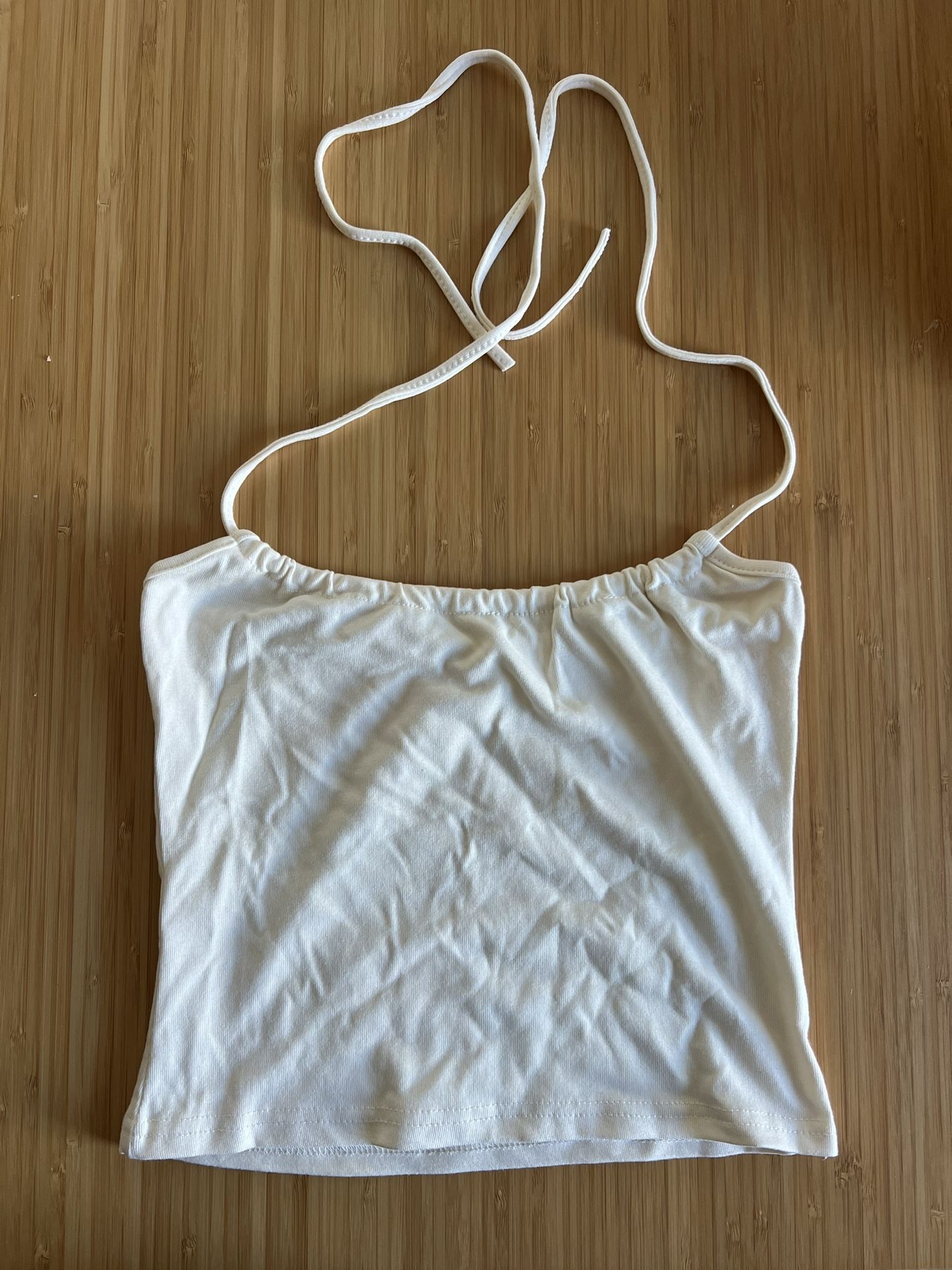 Cream Halter Top from Korea