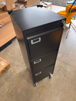 Three Drawer File Cabinet