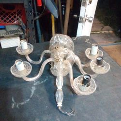 White Crystal Hanging Lights 