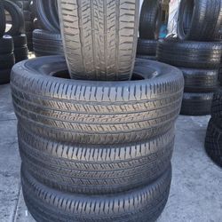 4 used Tires 265/70r18 🤑free Installation and balance ‼️ 
