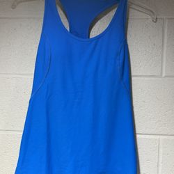 Xersion Ladies Tank Top Royal Blue Size Medium 