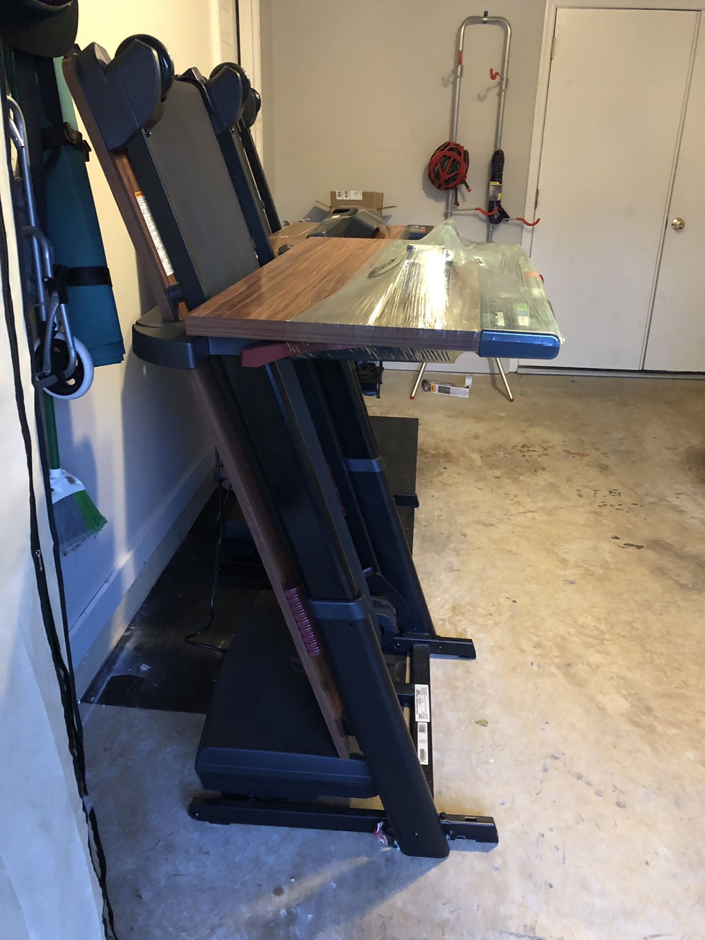 NordicTrack treadmill office desk