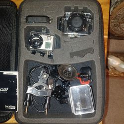 This Is The GoPro Hero 3 Plus Black Edition Has Everything The GoPro 3 Extra Lenses The Strap Charge Cord To Mount Everything
