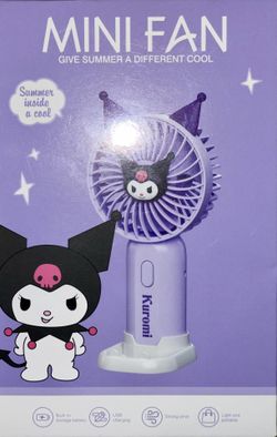 Kuromi Mini Fan